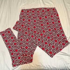 Lularoe Red heart leggings t&c